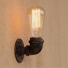 Lampada da parete decorativa piccola con tubo dell'acqua semplice Nostalgia