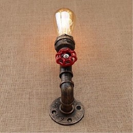 Lampada da parete decorativa piccola con tubo dell'acqua semplice Nostalgia
