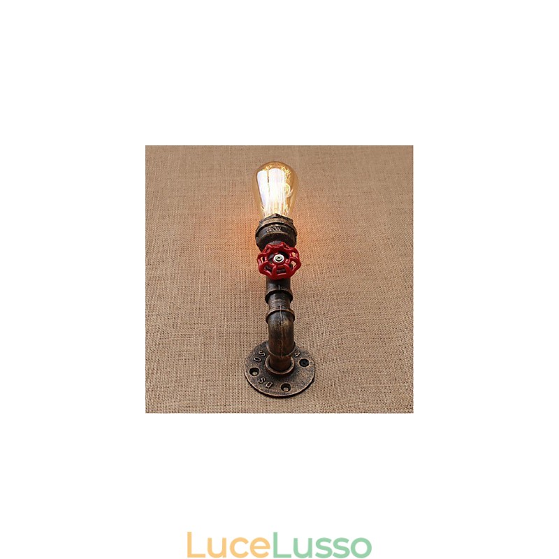 Lampada da parete decorativa piccola con tubo dell'acqua semplice Nostalgia