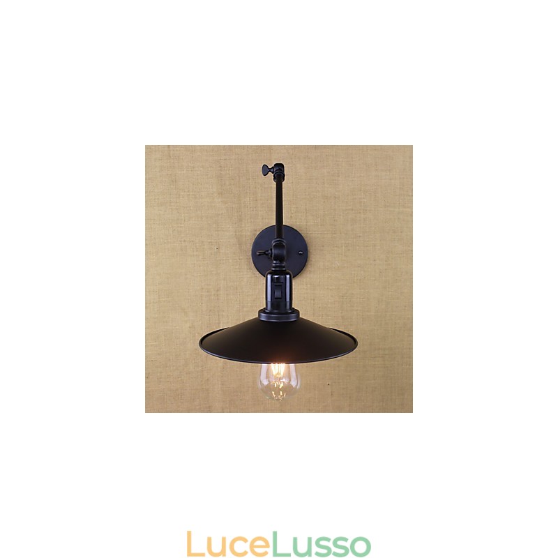Dipinto rustico Lodge, caratteristica per applique da parete con braccio oscillante in stile mini
