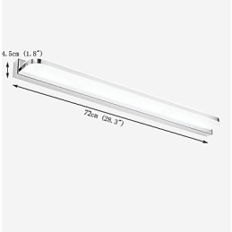 Lampada da specchio lunga di alta qualità, luci da bagno, applique da parete