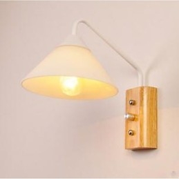 Giapponese Coreano Corridoio Portico Scale Camera da letto Lampada da comodino Lampada da parete Vetro Legno
