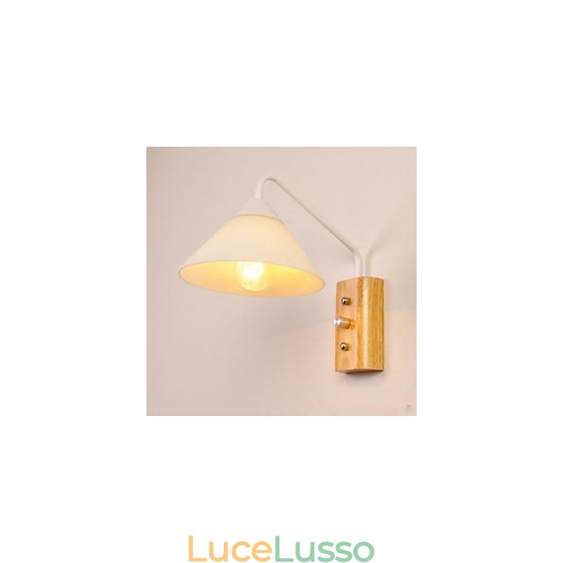Giapponese Coreano Corridoio Portico Scale Camera da letto Lampada da comodino Lampada da parete Vetro Legno