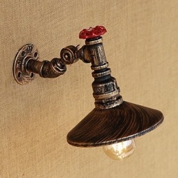 Caratteristica della pittura retrò del paese per le luci da parete con braccio oscillante girevole in stile mini