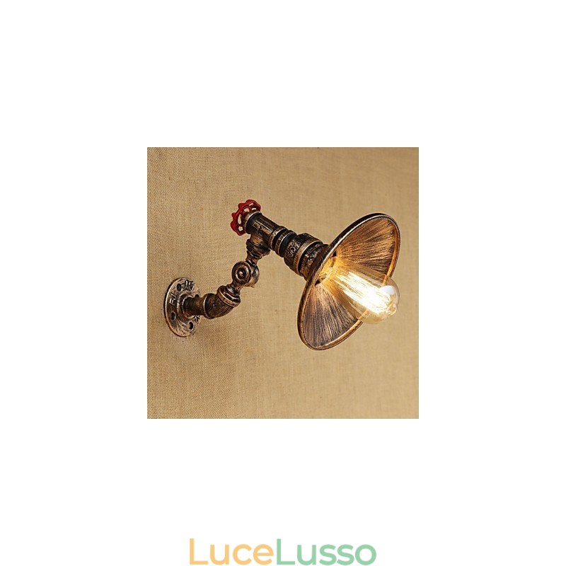 Caratteristica della pittura retrò del paese per le luci da parete con braccio oscillante girevole in stile mini