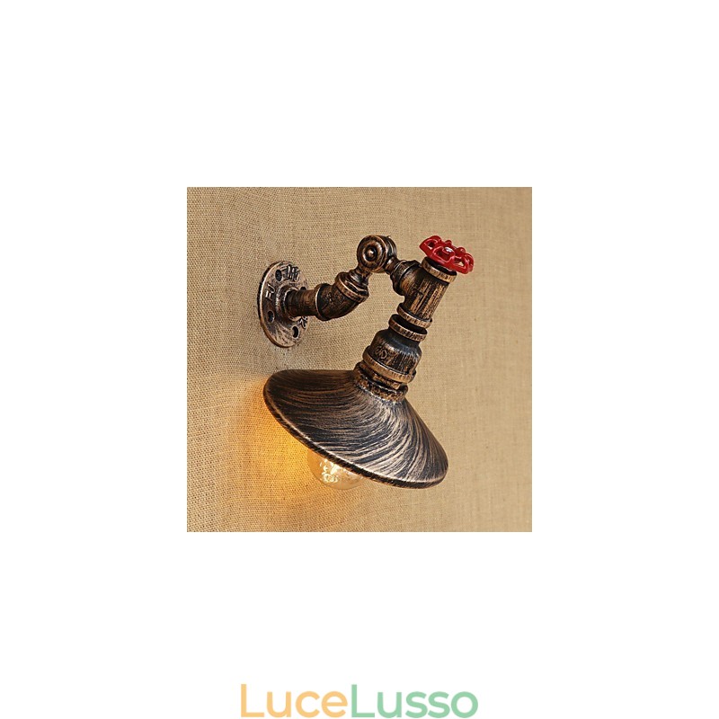 Caratteristica della pittura retrò del paese per le luci da parete con braccio oscillante girevole in stile mini