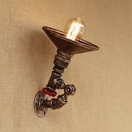 Caratteristica della pittura retrò del paese per le luci da parete con braccio oscillante girevole in stile mini