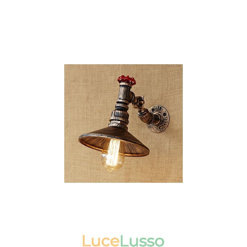 Caratteristica della pittura retrò del paese per le luci da parete con braccio oscillante girevole in stile mini
