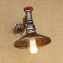 Caratteristica della pittura retrò del paese per le luci da parete con braccio oscillante girevole in stile mini