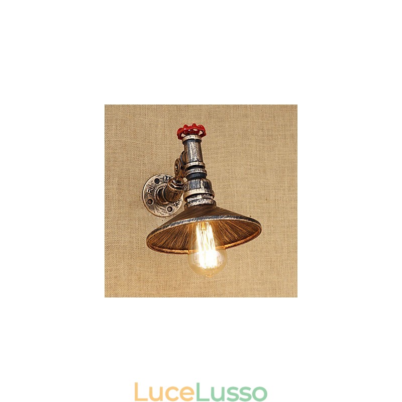 Caratteristica della pittura retrò del paese per le luci da parete con braccio oscillante girevole in stile mini