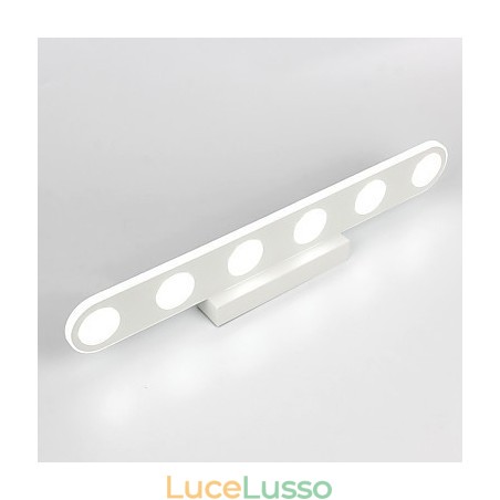 Applique da parete moderna contemporanea integrata per illuminazione da bagno downlight