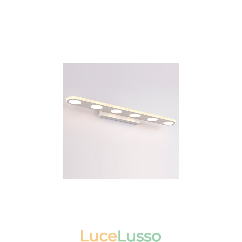 Applique da parete moderna contemporanea integrata per illuminazione da bagno downlight