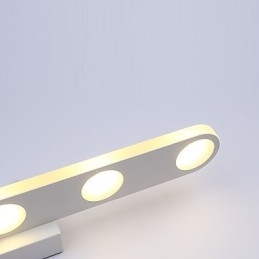 Applique da parete moderna contemporanea integrata per illuminazione da bagno downlight