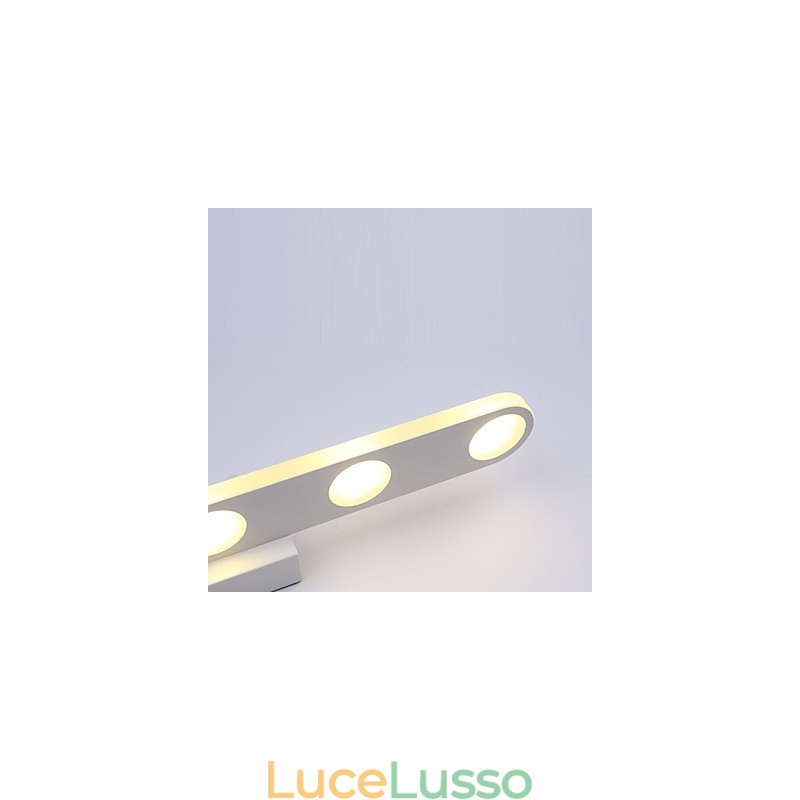 Applique da parete moderna contemporanea integrata per illuminazione da bagno downlight