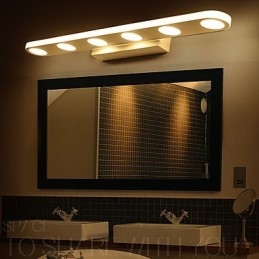 Applique da parete moderna contemporanea integrata per illuminazione da bagno downlight