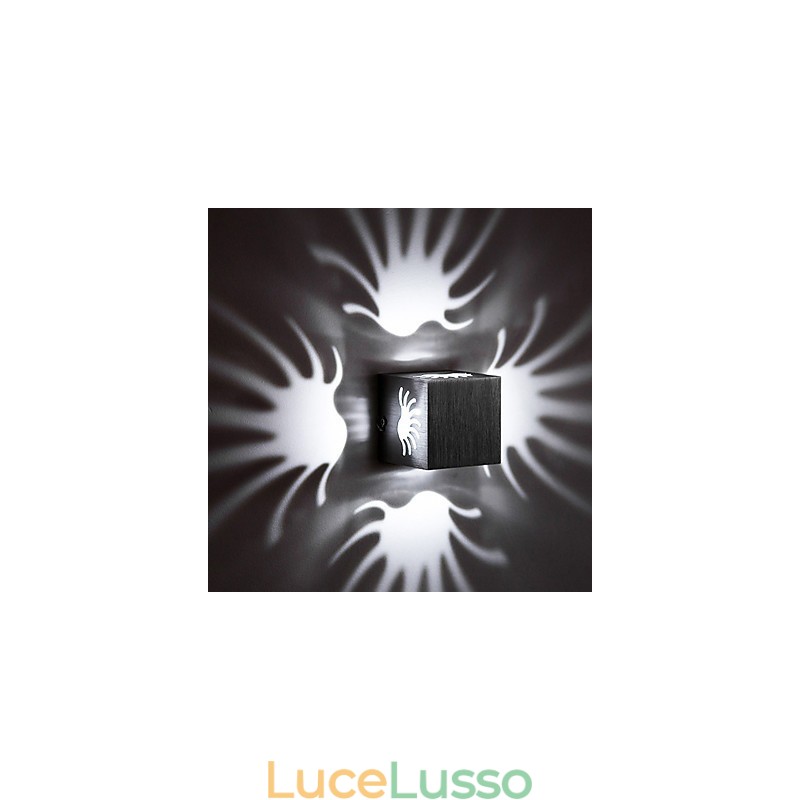 Moderna lampada da parete in alluminio leggero da montare a filo Decora le luci da parete