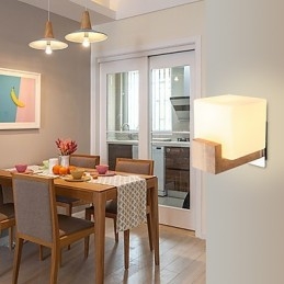 Moderna pittura contemporanea caratteristica per la protezione degli occhi luce ambientale applique da parete luce da parete