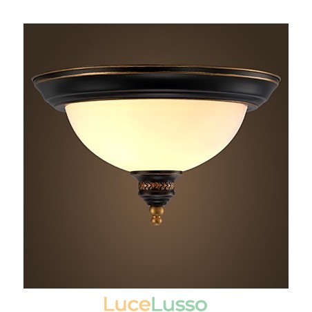 Semplici lampade da soffitto pastorali in bronzo Phnom Penh American Country European Ceiling Lamps Lampada