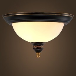 Semplici lampade da soffitto pastorali in bronzo Phnom Penh American Country European Ceiling Lamps Lampada