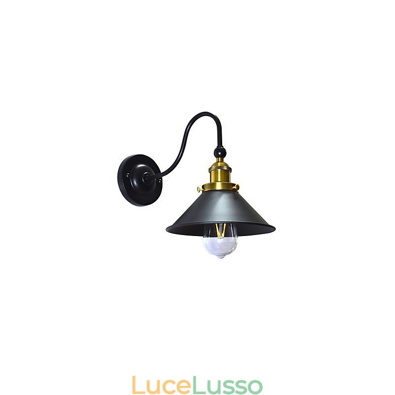 Applique da parete Applique da parete Applique da parete Lampada da parete in ferro Lampada da parete con spada laser nera stupida