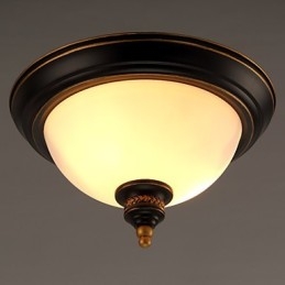 Semplici lampade da soffitto pastorali in bronzo Phnom Penh American Country European Ceiling Lamps Lampada