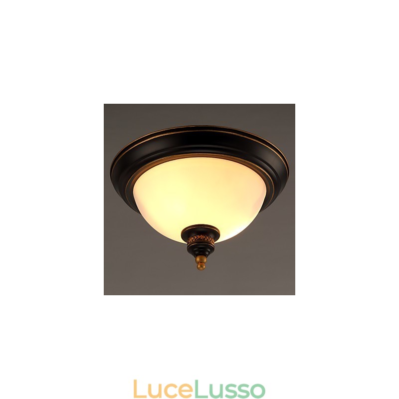 Semplici lampade da soffitto pastorali in bronzo Phnom Penh American Country European Ceiling Lamps Lampada