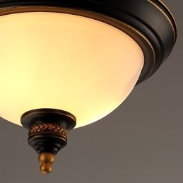 Semplici lampade da soffitto pastorali in bronzo Phnom Penh American Country European Ceiling Lamps Lampada