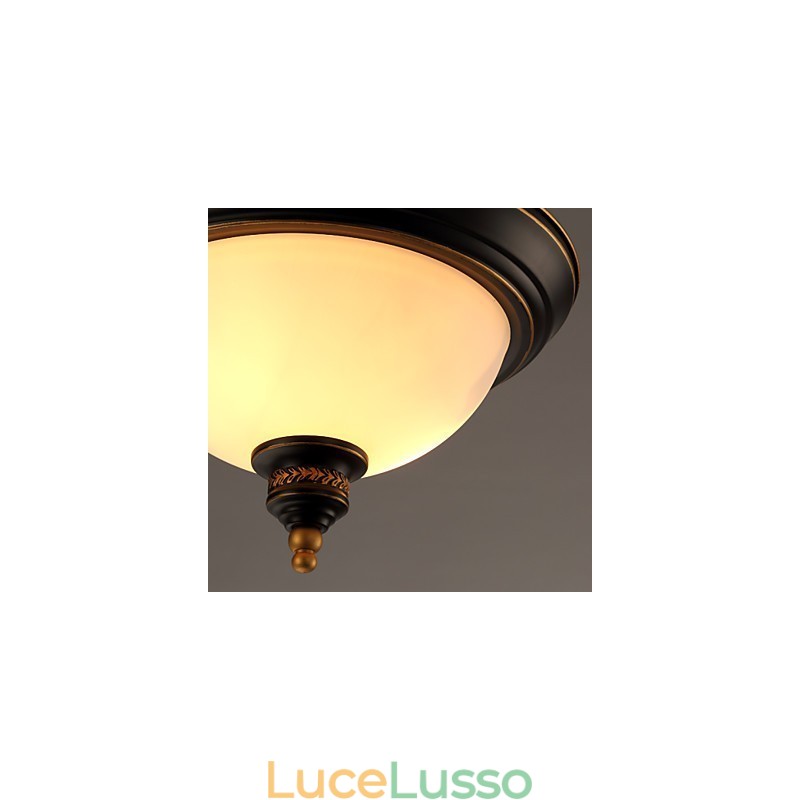Semplici lampade da soffitto pastorali in bronzo Phnom Penh American Country European Ceiling Lamps Lampada