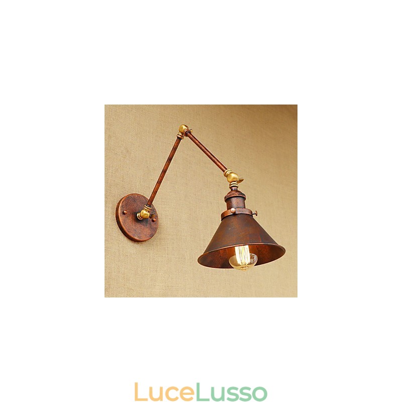 Applique da parete in ottone vintage industriale lampada da parete luce illuminazione per la casa decorazione per interni applique da parete