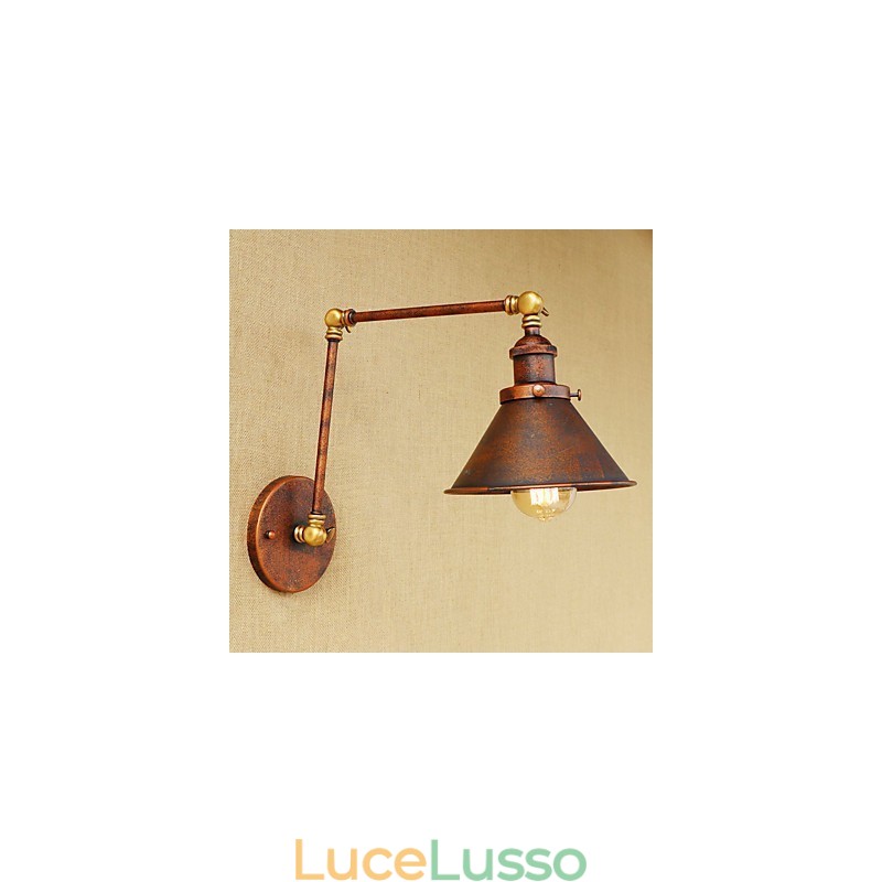 Applique da parete in ottone vintage industriale lampada da parete luce illuminazione per la casa decorazione per interni applique da parete