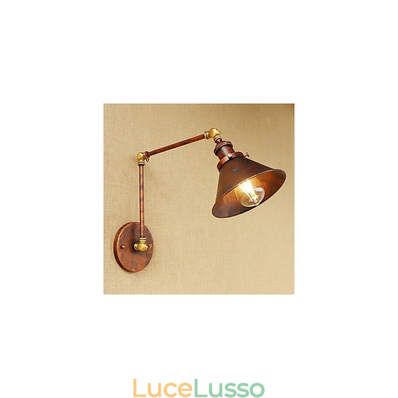 Applique da parete in ottone vintage industriale lampada da parete luce illuminazione per la casa decorazione per interni applique da parete