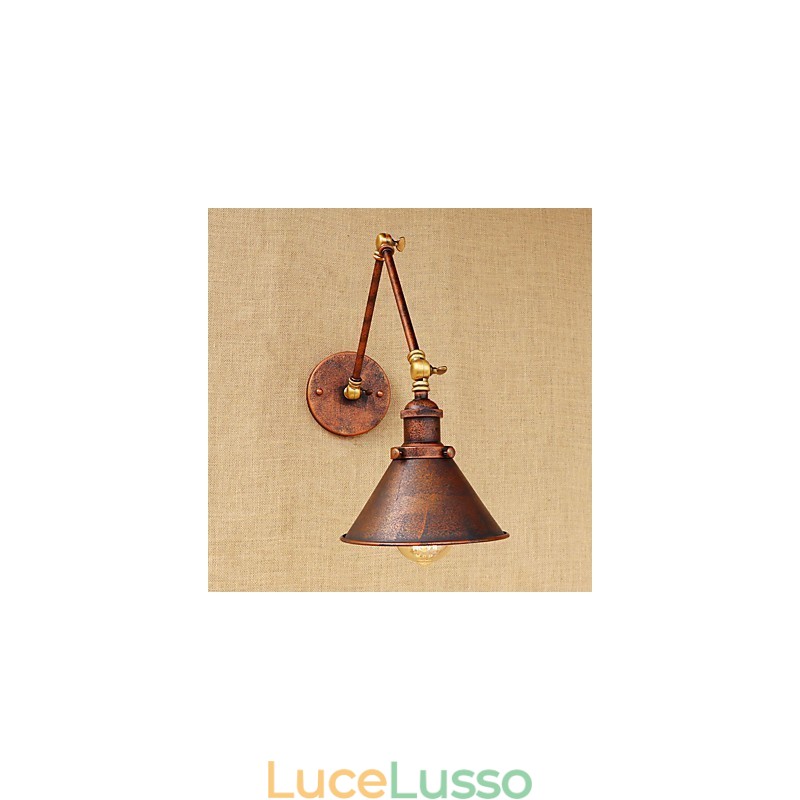 Applique da parete in ottone vintage industriale lampada da parete luce illuminazione per la casa decorazione per interni applique da parete