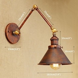 Applique da parete in ottone vintage industriale lampada da parete luce illuminazione per la casa decorazione per interni applique da parete