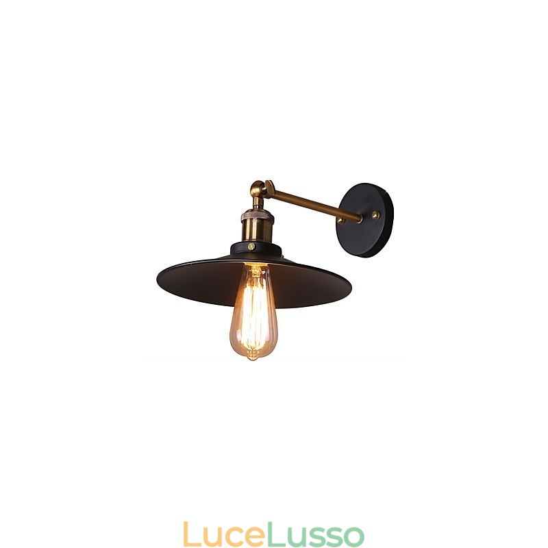 Tradizionale Classico Rustico Lodge Country Pittura Caratteristica per Braccio Oscillante Luce Ambientale Applique da Parete Luce da Parete