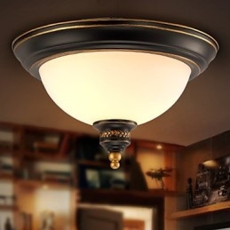 Semplici lampade da soffitto pastorali in bronzo Phnom Penh American Country European Ceiling Lamps Lampada