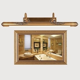 Lampada a specchio integrata moderna contemporanea tradizionale classica rustica lodge vintage ottone antico