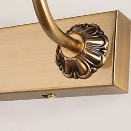 Lampada a specchio integrata moderna contemporanea tradizionale classica rustica lodge vintage ottone antico