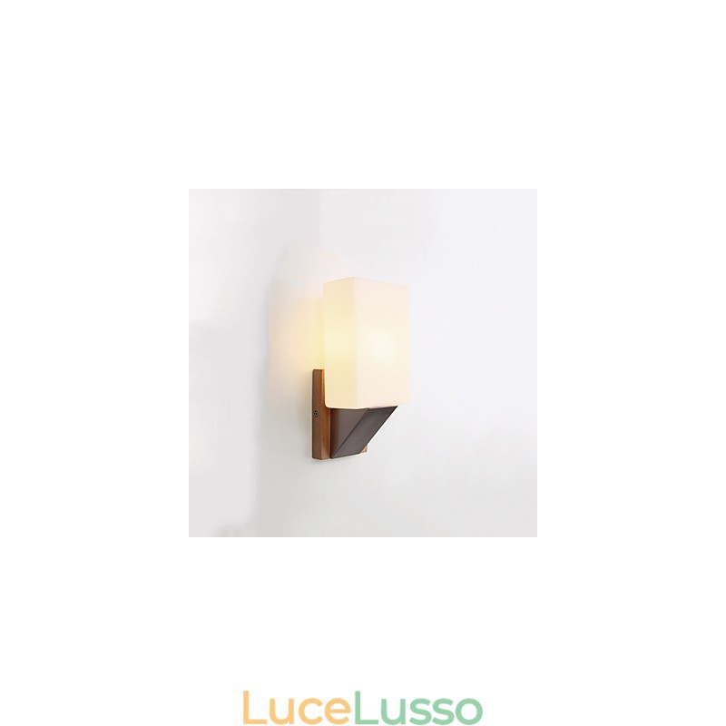 Moderna finitura in ossido nero contemporanea caratteristica per la protezione degli occhi luce ambientale applique da parete applique da parete
