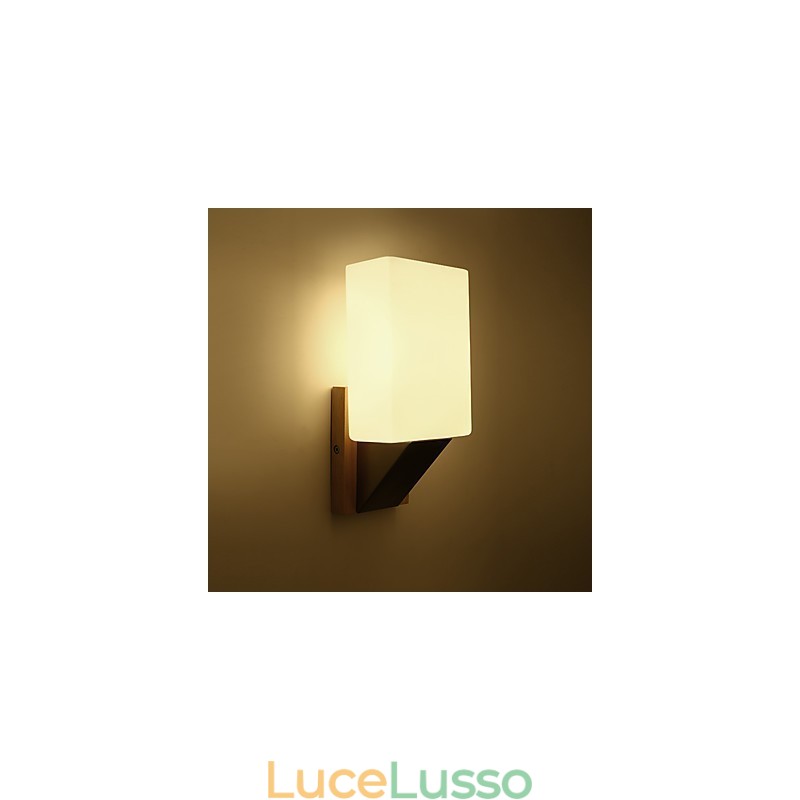 Moderna finitura in ossido nero contemporanea caratteristica per la protezione degli occhi luce ambientale applique da parete applique da parete