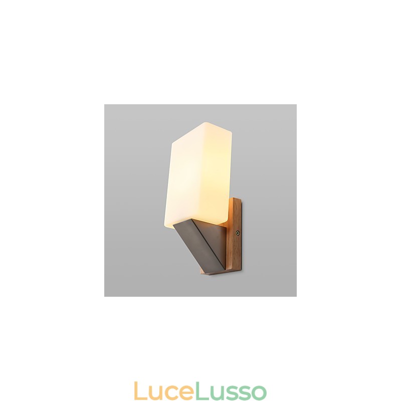 Moderna finitura in ossido nero contemporanea caratteristica per la protezione degli occhi luce ambientale applique da parete applique da parete