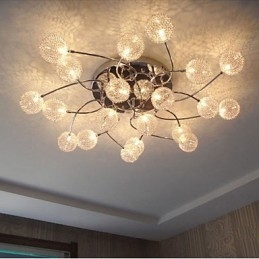Lampade da soffitto circolari semplici Illuminazione con lampade in ferro