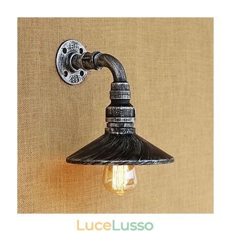 Dipinto rustico retrò in stile rustico per applique da parete con luce ambientale in stile mini Dipinto rustico retrò in stile rustico per applique da parete con luce ambientale in stile mini
