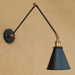 Dipinto rustico in stile country per braccio oscillante, luce ambientale, luci per braccio oscillante