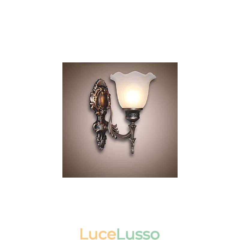 Lampada da parete retrò in stile europeo Lampada da corridoio per hotel Lampada da corridoio Lampada frontale a specchio Lampada da comodino con testa singola