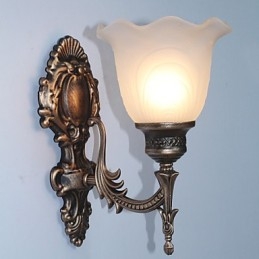 Lampada da parete retrò in stile europeo Lampada da corridoio per hotel Lampada da corridoio Lampada frontale a specchio Lampada da comodino con testa singola