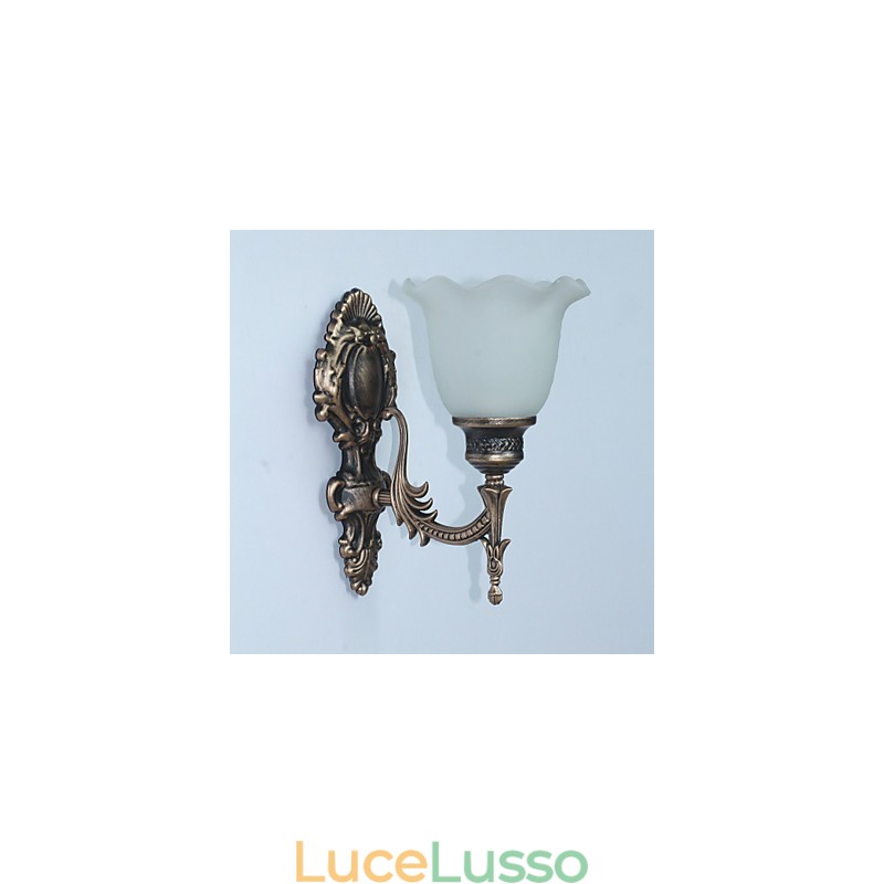 Lampada da parete retrò in stile europeo Lampada da corridoio per hotel Lampada da corridoio Lampada frontale a specchio Lampada da comodino con testa singola