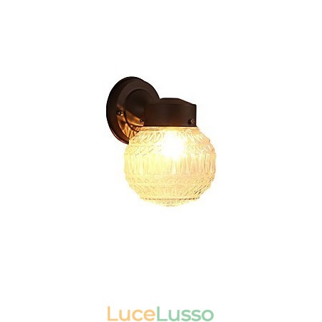 Moderna finitura in ossido nero contemporanea caratteristica per applique da parete in stile mini con luce ambientale Moderna finitura in ossido nero contemporanea caratteristica per applique da parete in stile mini con luce ambientale