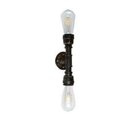 Applique da parete rustica in ottone antico tradizionale classico per luce ambientale