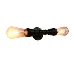 Applique da parete rustica in ottone antico tradizionale classico per luce ambientale