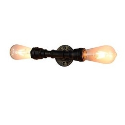 Applique da parete rustica in ottone antico tradizionale classico per luce ambientale